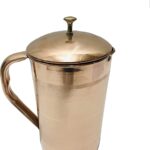Copper Water Jug storage water Pitcher Drinking Water Hotel, Restaurants, Yoga,1.5 Litre