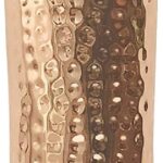 Hammered Copper Water Bottle Capacity1 liter Ayurvedic Leak Proof Copper Vessel for Drinking Embossed Water Bottle Diwali Gift